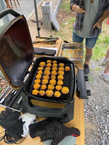 gefüllte Champignons
